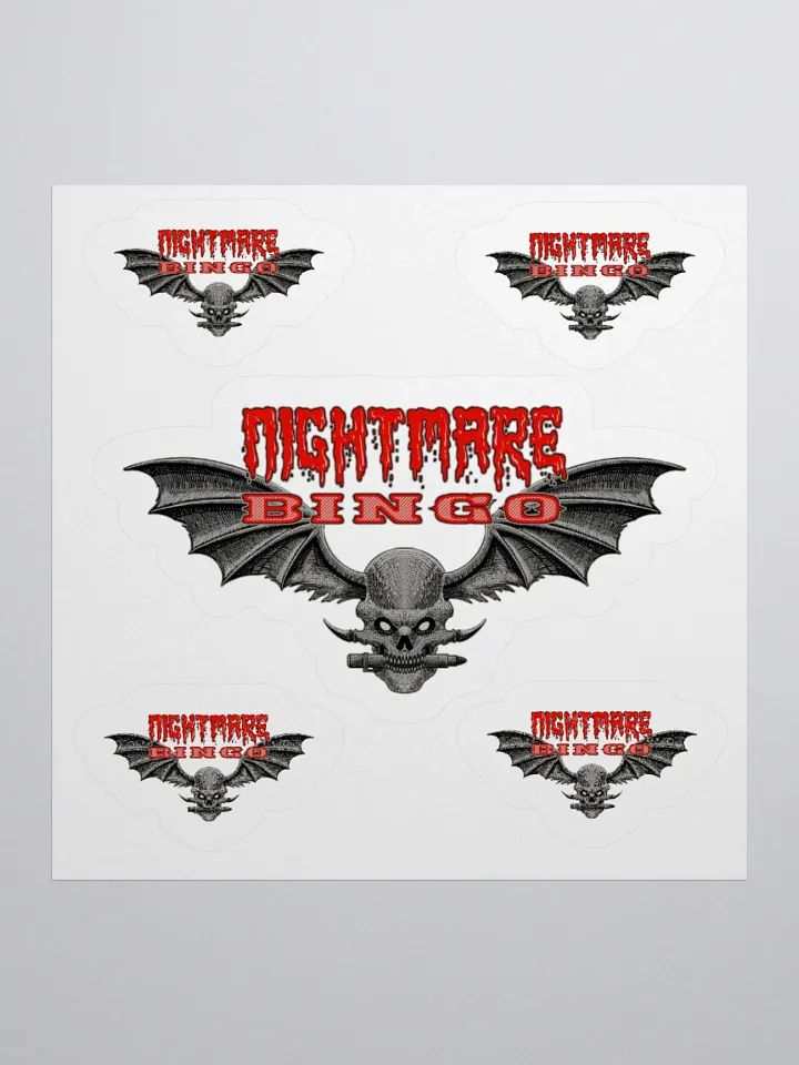 Nightmare Bingo Stickers product image (1)