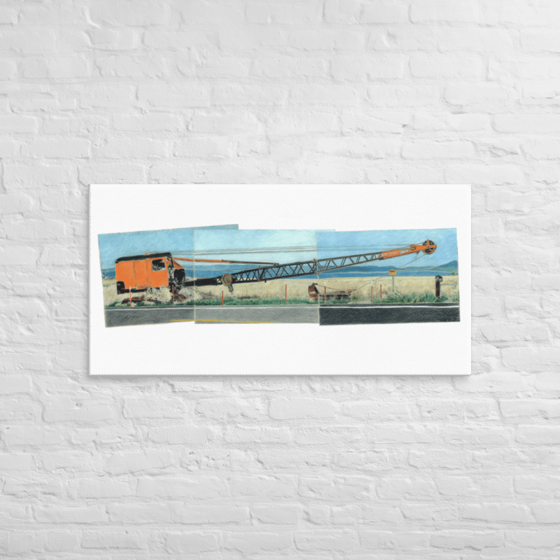 Dredge, Goose Lake on Canvas with No Fill (24" x 48") product image (2)