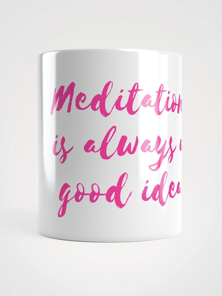 Meditation Magic White Glossy Mug product image (1)