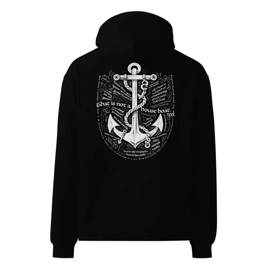 Anchored in criticism Hoodie - (Dark Colors) product image (3)