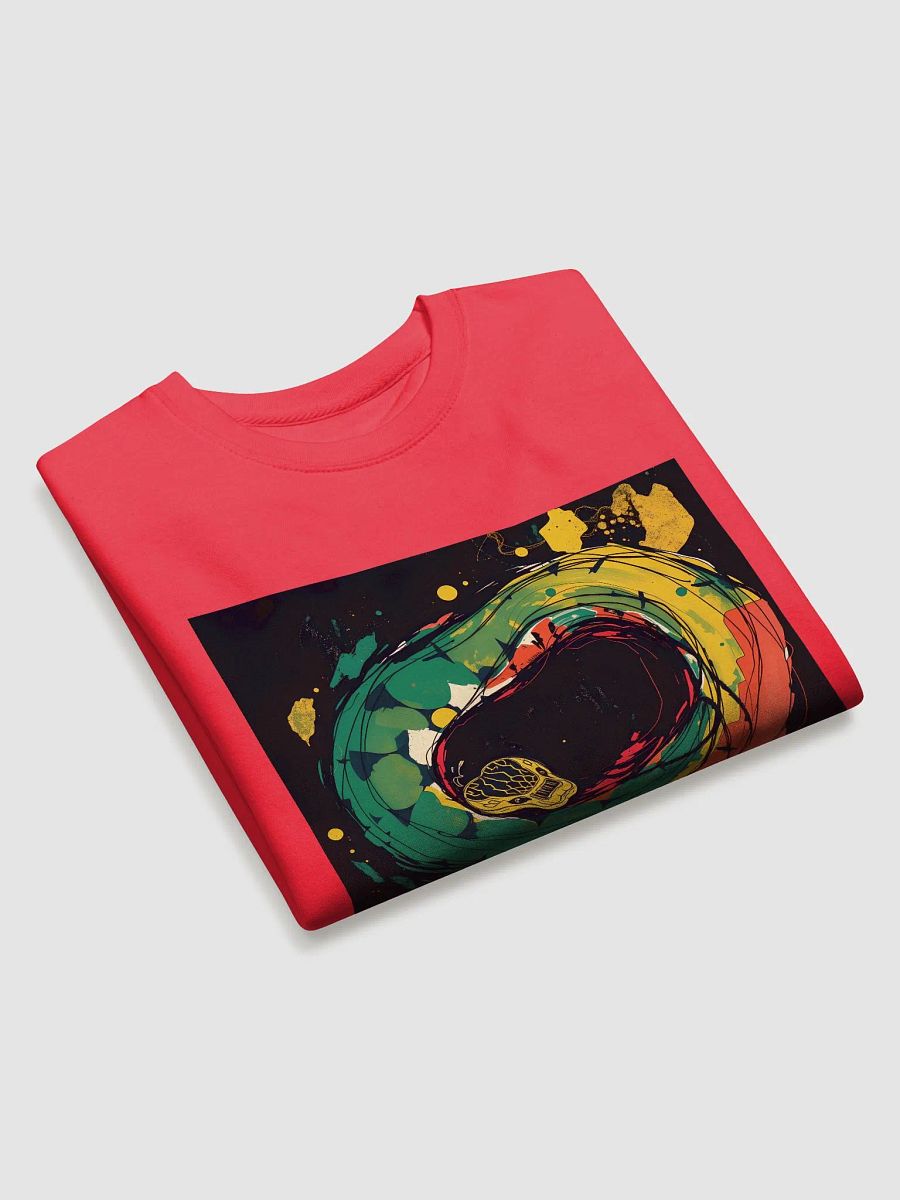 image on both sides, Midnight python Comfort Premium Sweatshirt product image (3)
