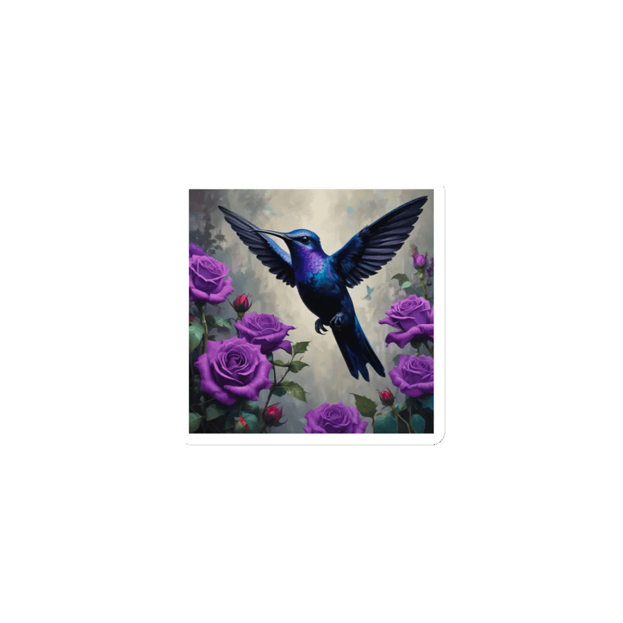 Goth Hummingbird Die-Cut Magnets product image (1)