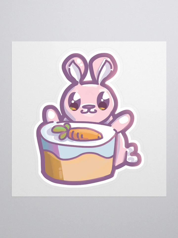 Carrot Cake Bunny Sticker product image (1)