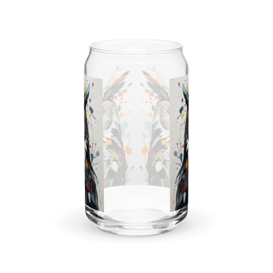 Vibrant Wisdom Owl Glass Can Sipper product image (10)