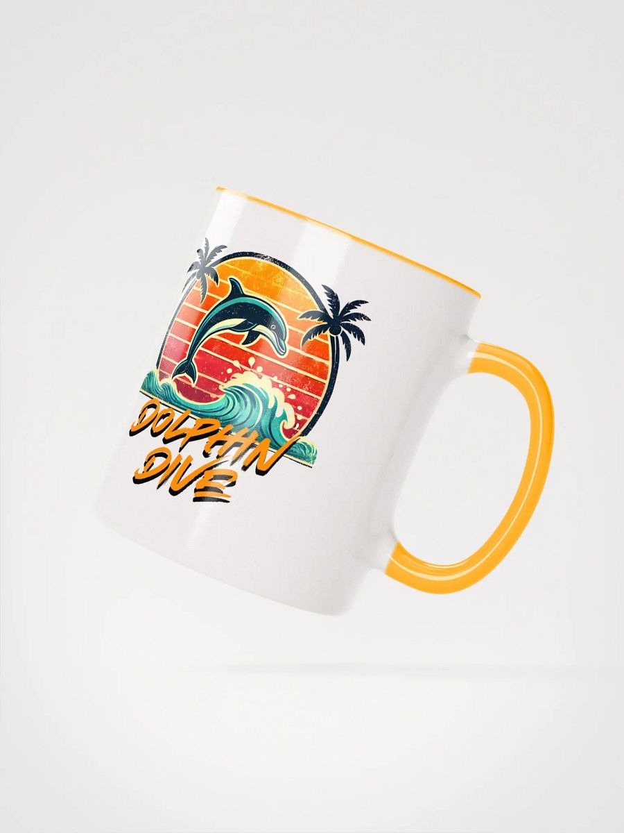 Sunset Dolphin Dive Ceramic Mug product image (20)