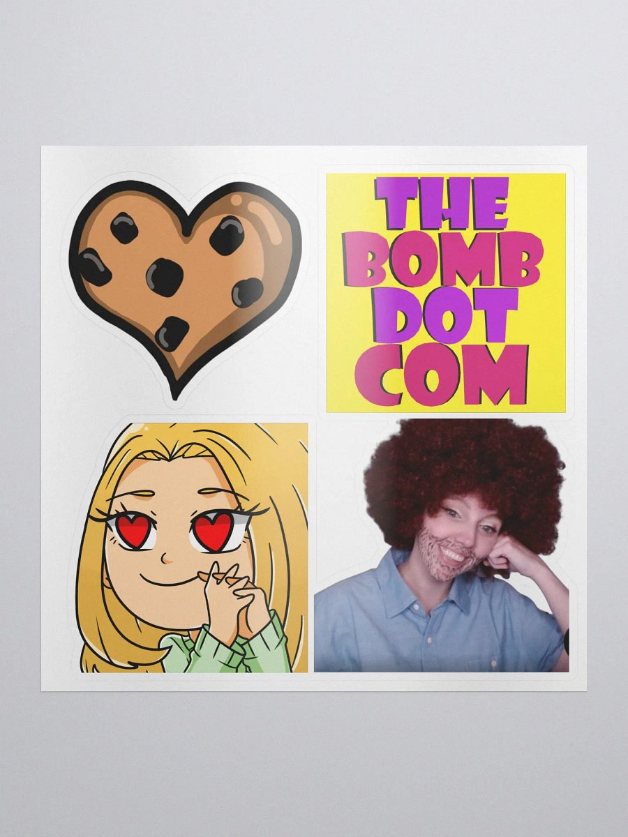 Bob Ross is the Bomb Dot Com Sticker Set product image (1)