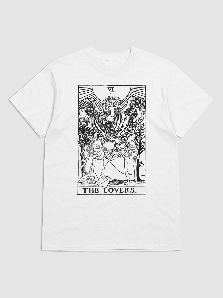 Piggy and Kermit Lovers Tarot Card Shirt Minimalist product image (1)