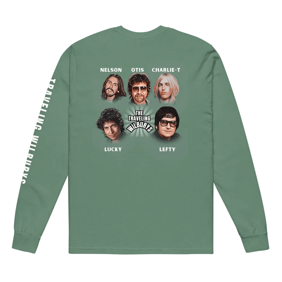 Traveling Wilburys All Five Members Long Sleeve T-Shirt product image (6)