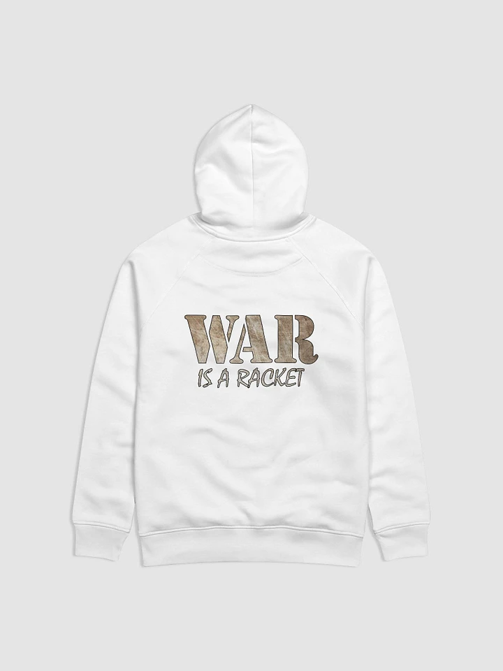 War Is A Racket - Metal - Stanley/Stella Eco Hoodie (Back) product image (1)