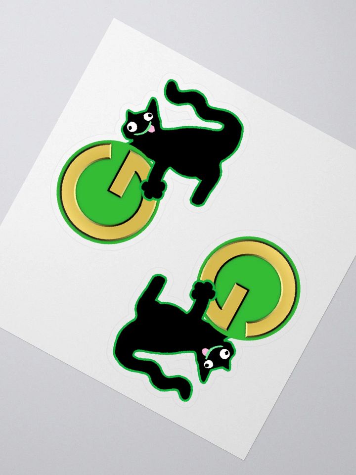 Stickers - DerpCat with Pre-2025 Gumstitch Logo product image (2)