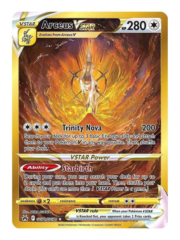 Arceus VSTAR (Secret) - GG70/GG70 (Special Rare) [Crown Zenith: Galarian Gallery] product image (1)
