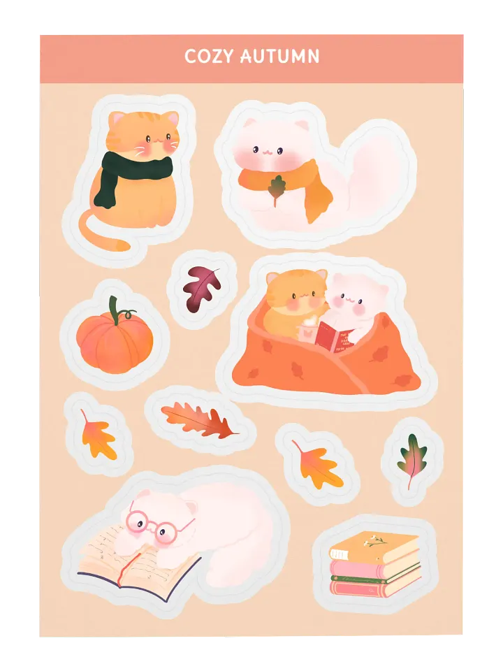 Cozy Autumn Sticker Sheet product image (2)