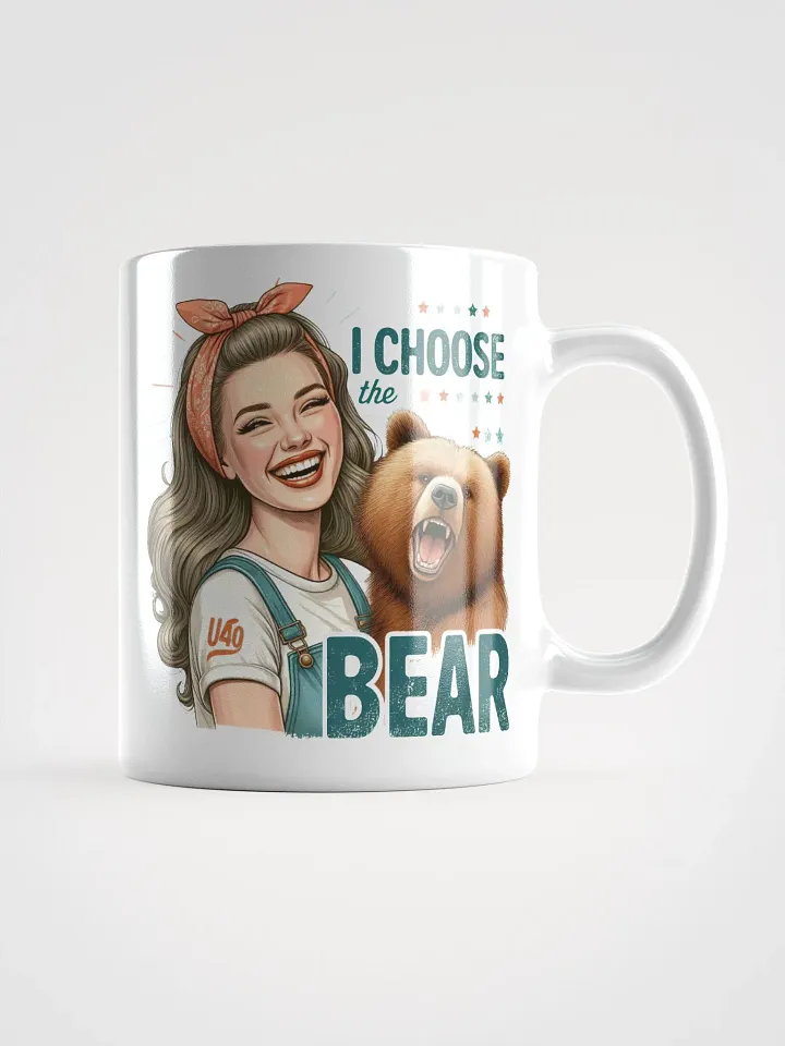 Choose The Bear White Glossy Mug product image (1)