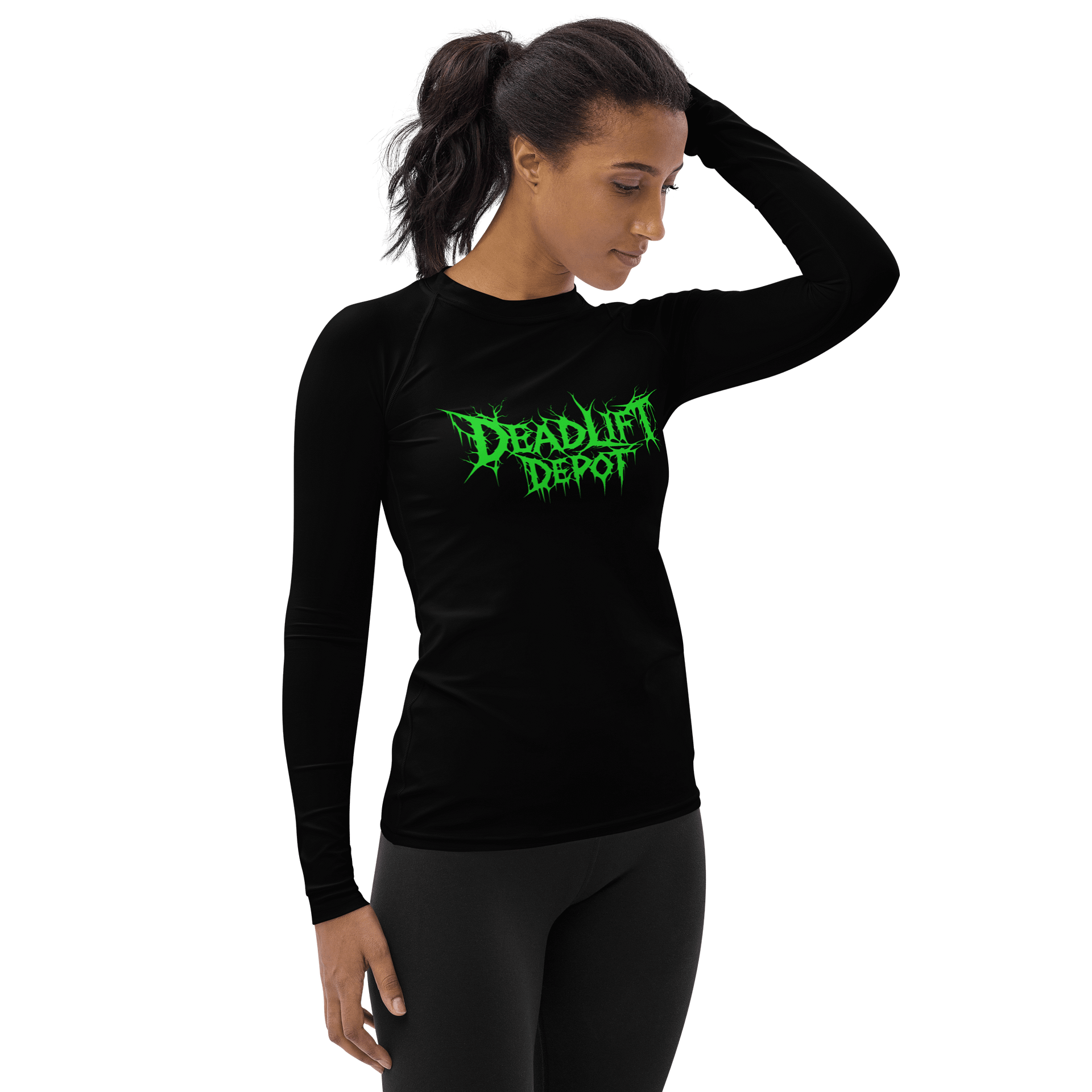 Women's Slimefront Deadlift Depot Compression Shirt product image (4)