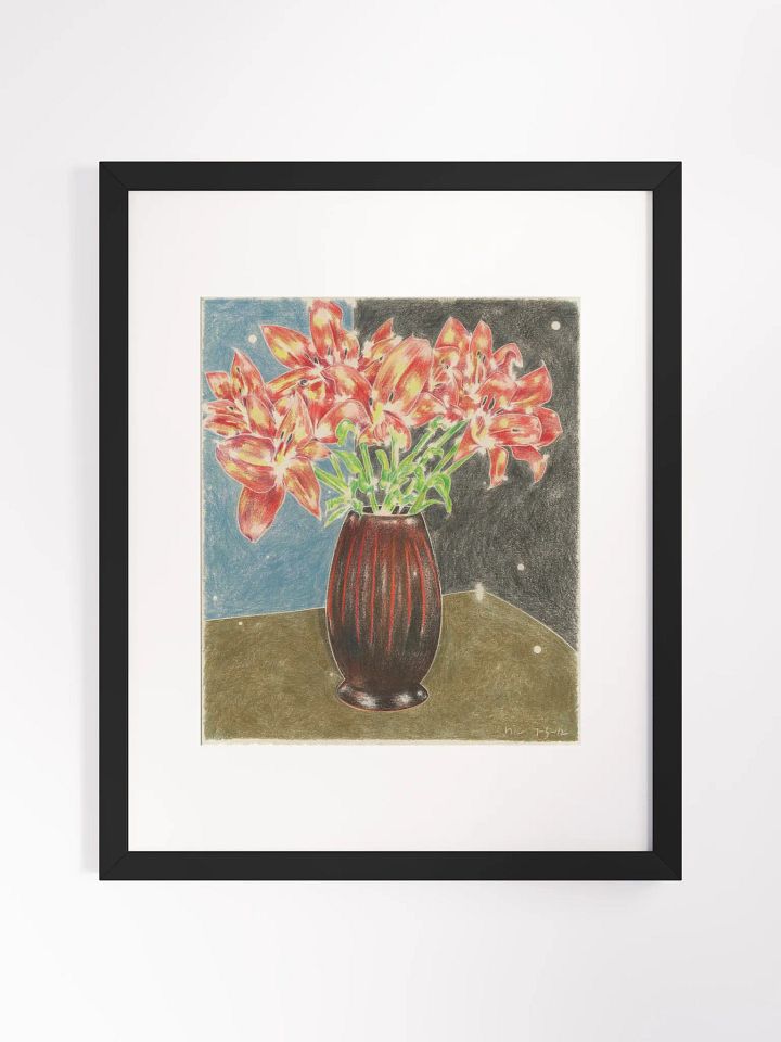 Lillies 7.5.12 print framed product image (2)