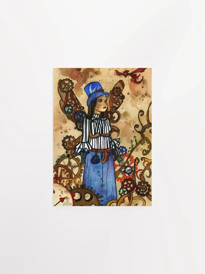 Steampunk Fairy Art Print product image (1)