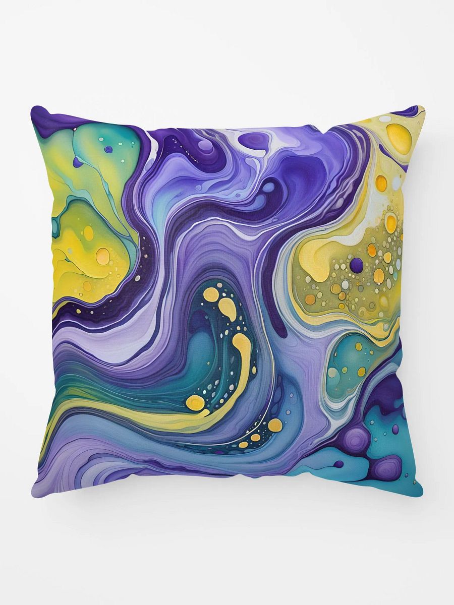 Cosmic Harmony Fluid Art Cushion product image (6)