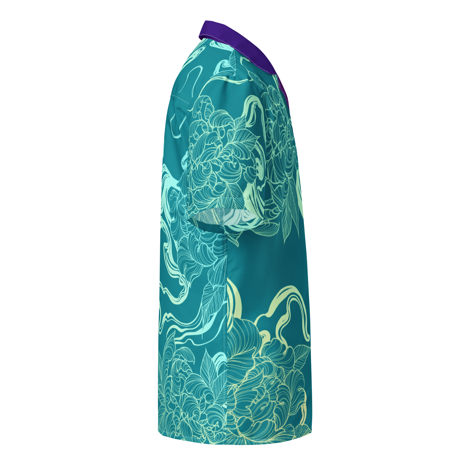 Ink Floral Hawaiian Shirt product image (4)