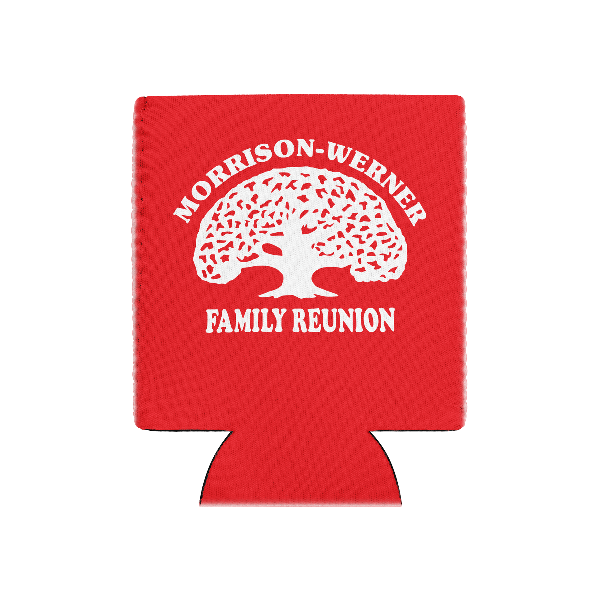 "Morrison-Werner Family Tree" Can Coozie (Red) product image (1)