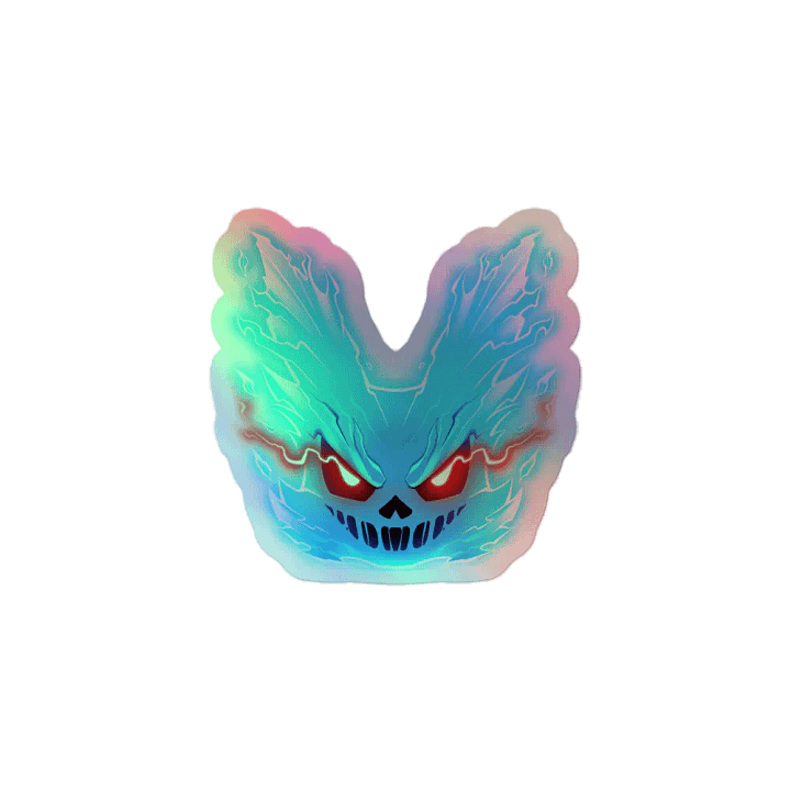 Ice Wabbit Holographic Sticker product image (1)