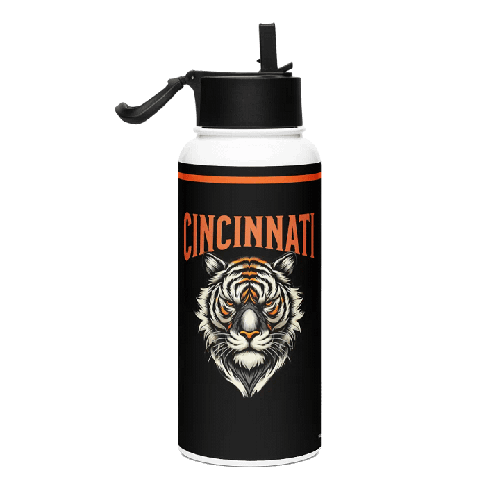 "Cincinnati Tiger Pride" Water Bottle | NFL Home Locker product image (1)