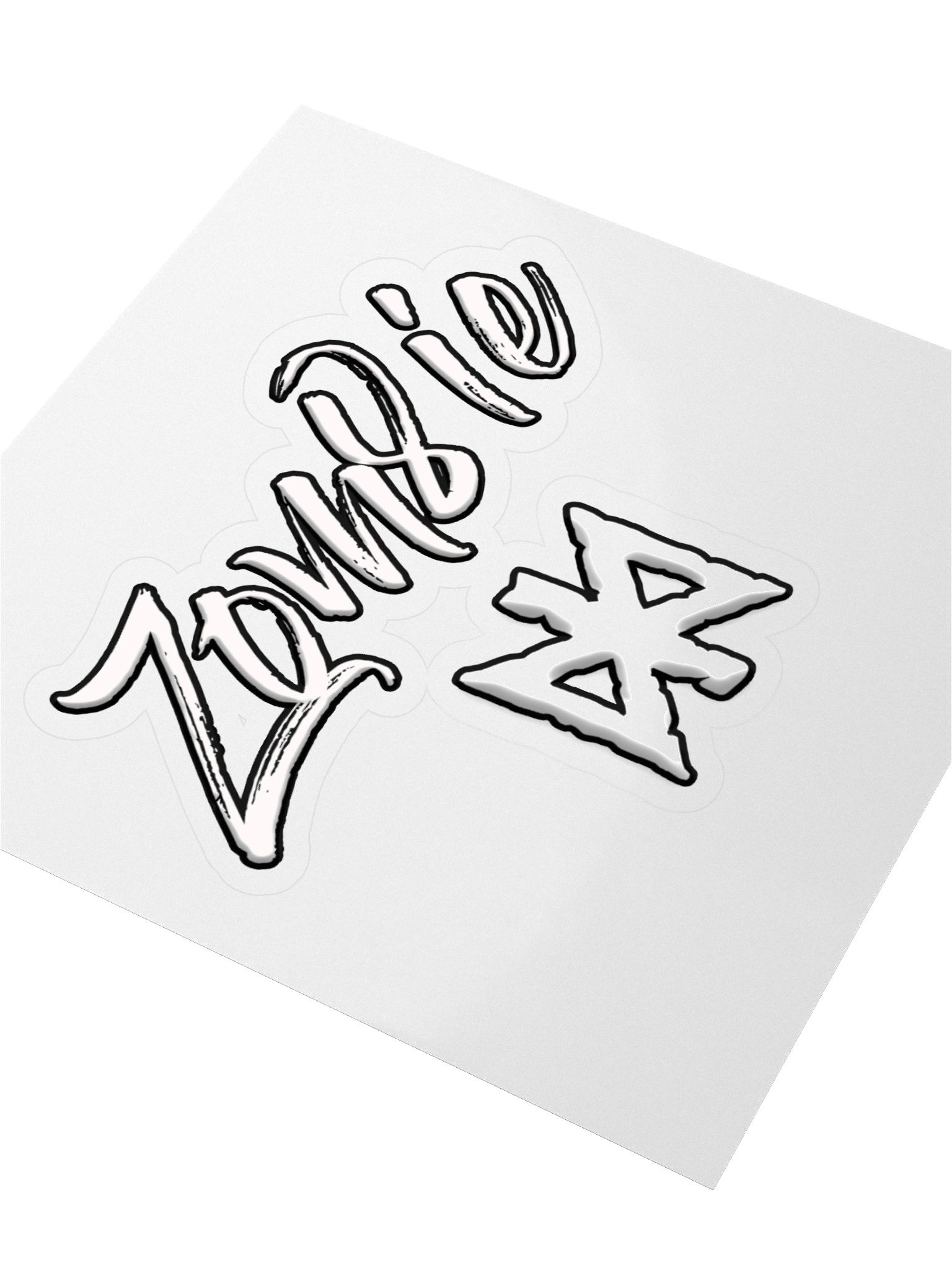 Zombie Geometric Kiss Cut Stickers product image (3)