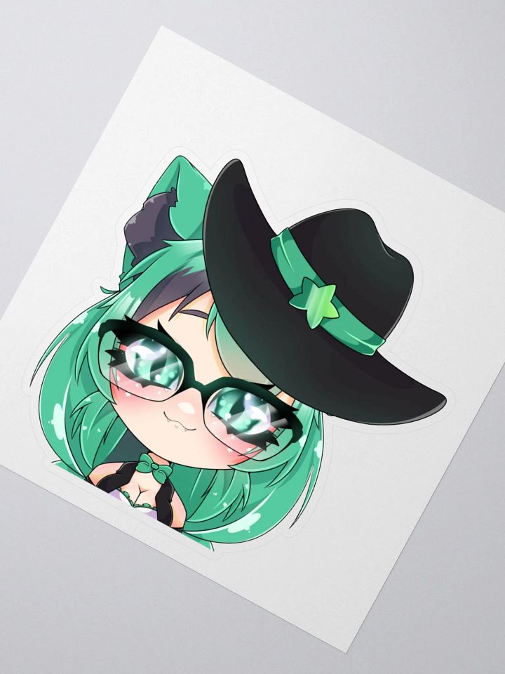 Mintzey Moon Half Chibi (Cowgirl) (Full Border) Sticker product image (2)