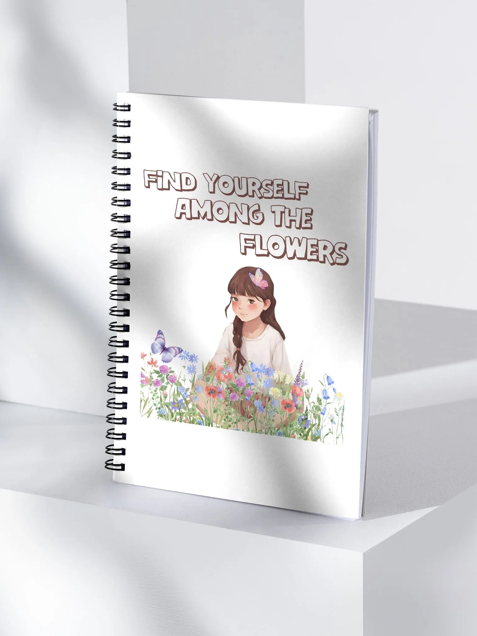 Find Yourself Among The Flowers - Spiral Notebook product image (1)