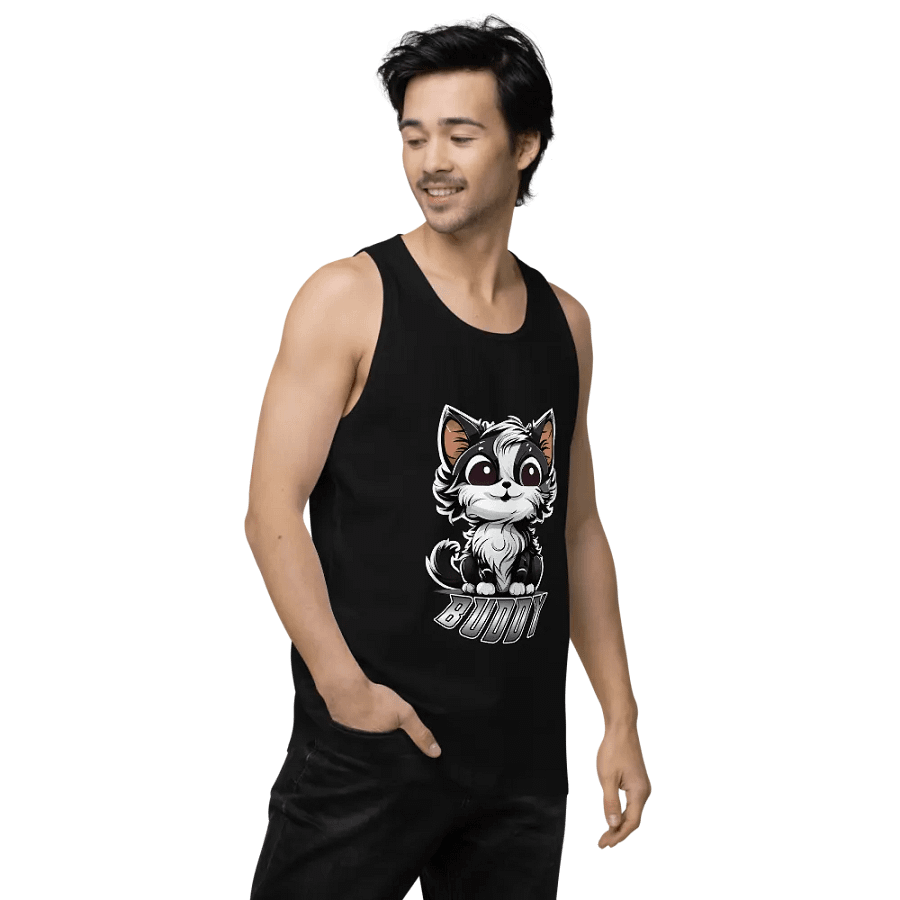 Buddy Cotton Heritage Men's Premium Tank Top (PRINTED) product image (10)
