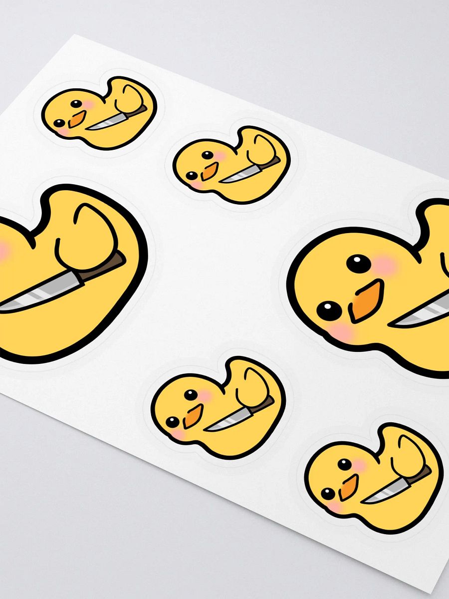 Stabby Duck Sticker Sheet product image (3)