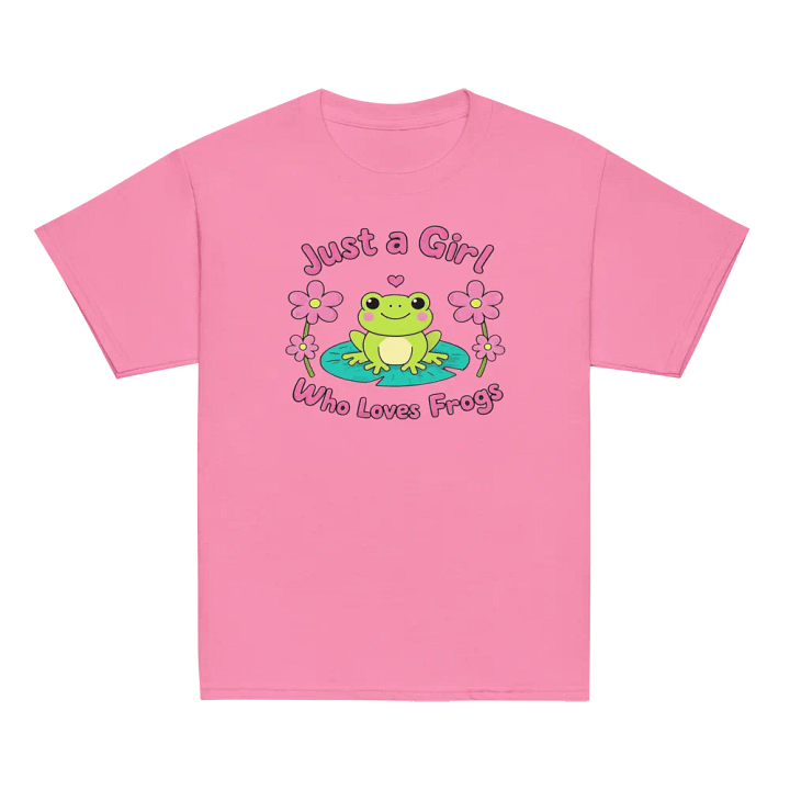 Froggy Lily Love Kids Tee (Kids Unisex) product image (2)
