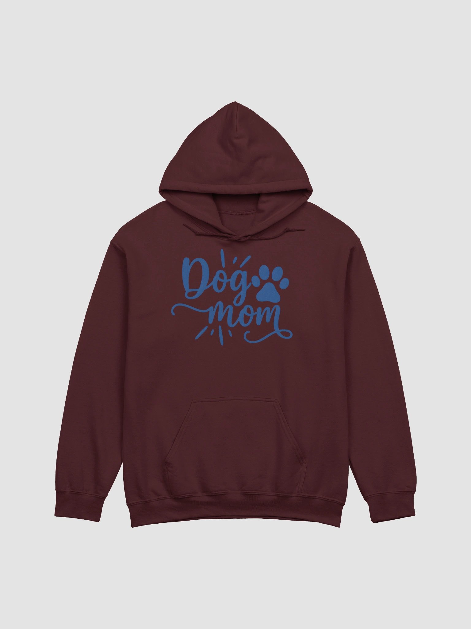 Dog Mom Hoodie with Paw Print | Handwritten Pet Lover Sweatshirt | Gift for Dog Moms product image (1)