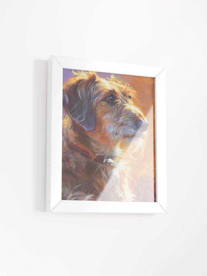 Contemplative Terrier Framed Art Print product image (2)