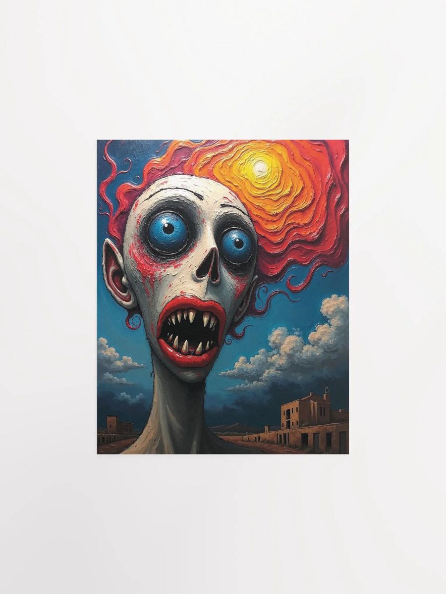 Fiery Sun Surreal Poster product image (21)