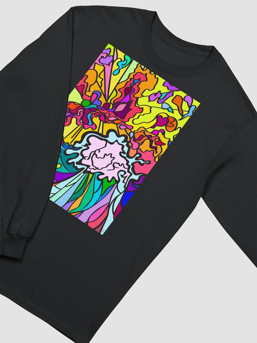 Psychedelic Burst Long Sleeve Tee - Wave at Sunset product image (25)
