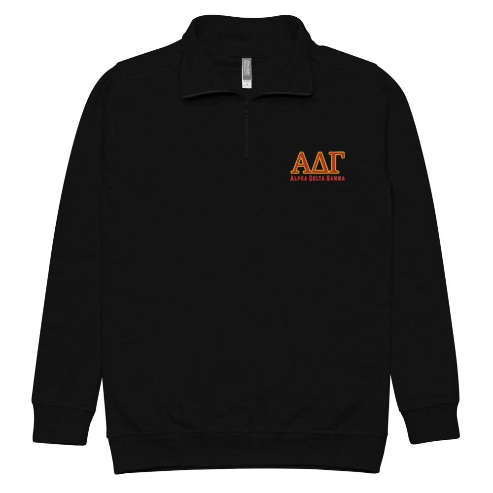 ADG Letters Zip Up Fleece - Embroidered product image (3)