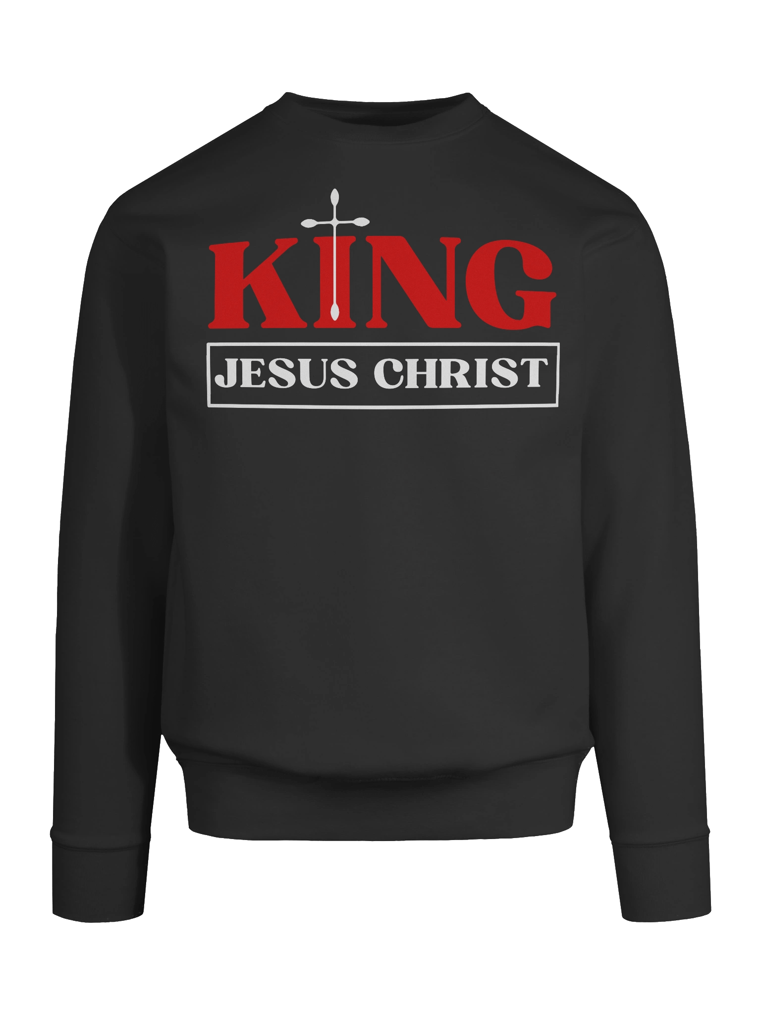 King Jesus Christ Christian Sweater | Faith-Filled Winter Apparel for Believers | Raise2shine product image (7)