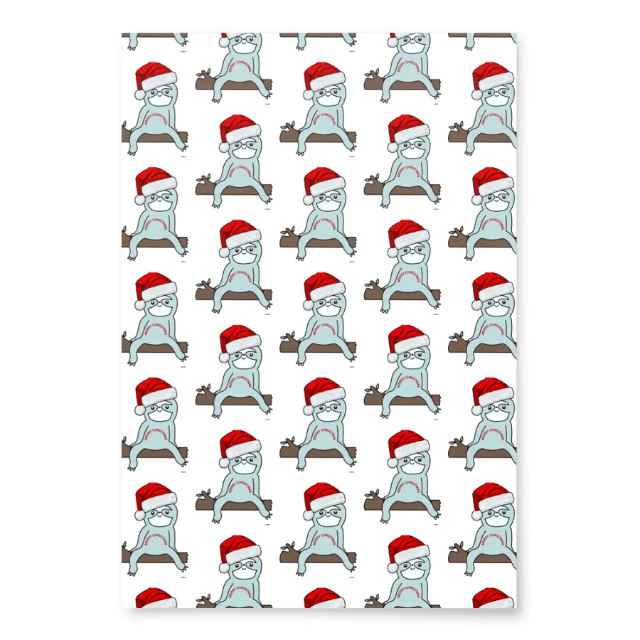 Have a happy Merry Slothy Christmas holiday! product image (2)