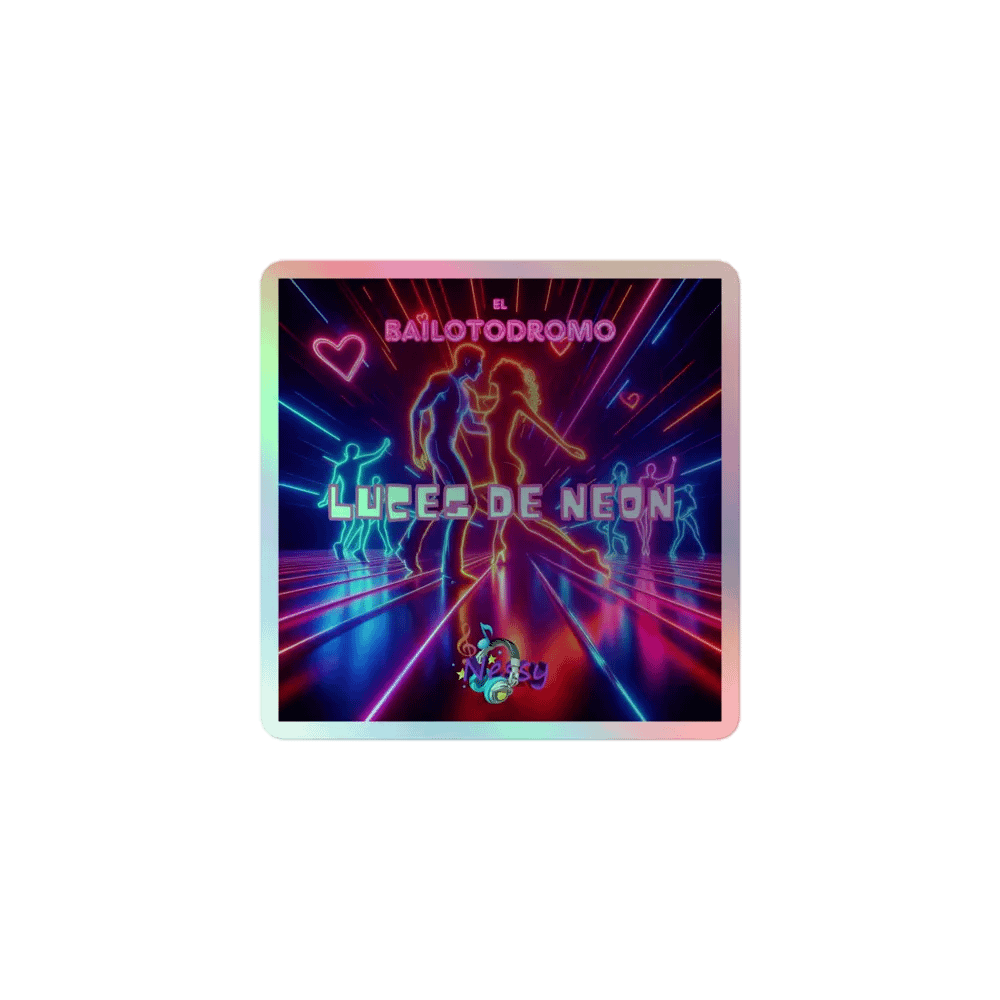Sticker holográfico Luces de Neon product image (1)