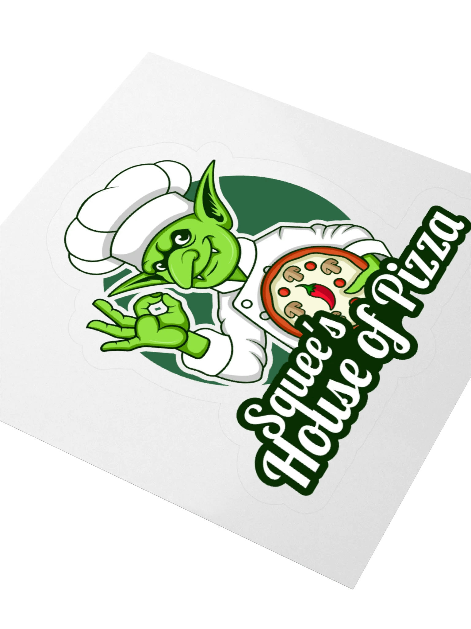 Squee’s House of Pizza Kiss-Cut Stickers product image (3)