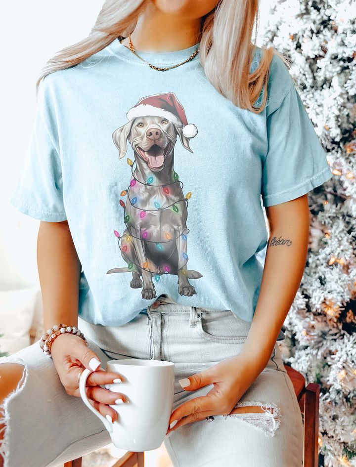 Funny Weimaraner Christmas T-Shirt for Weimaraner Paw-rents product image (11)