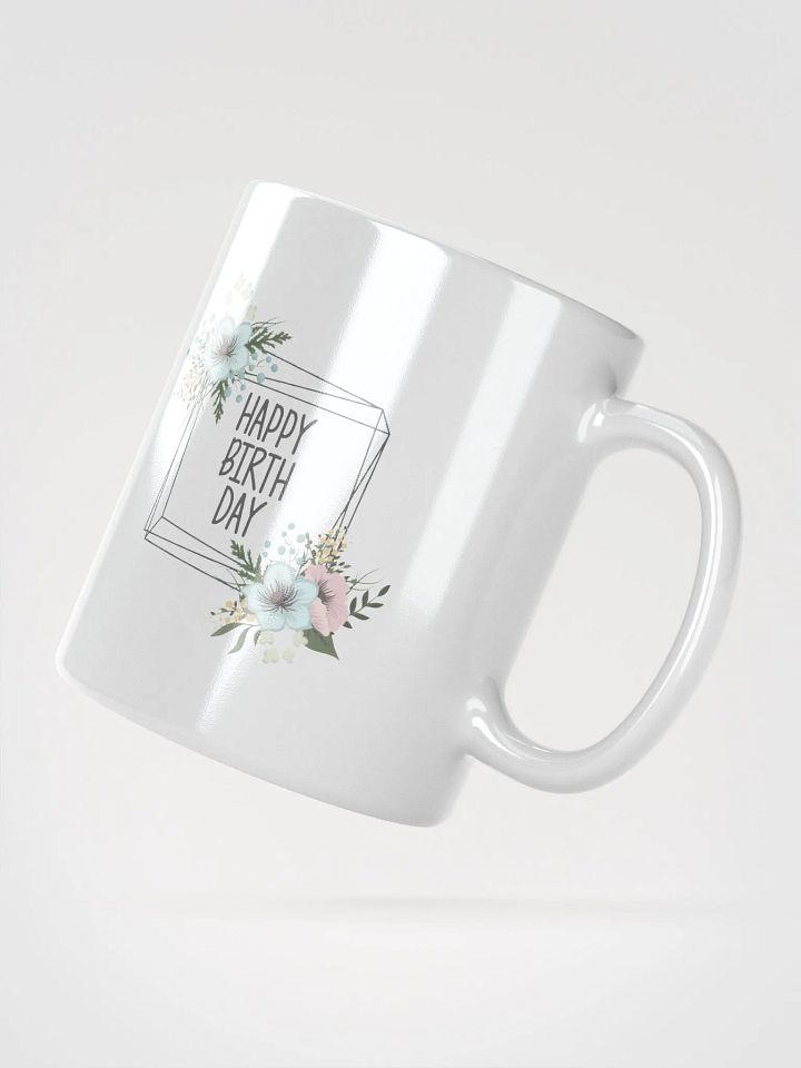 Happy Birthday Pastel Floral Coffee Mug product image (2)