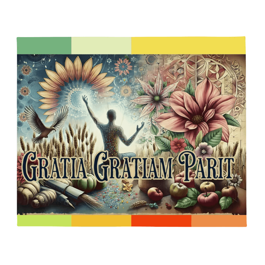 Gratia Gratiam Parit Blanket product image (1)