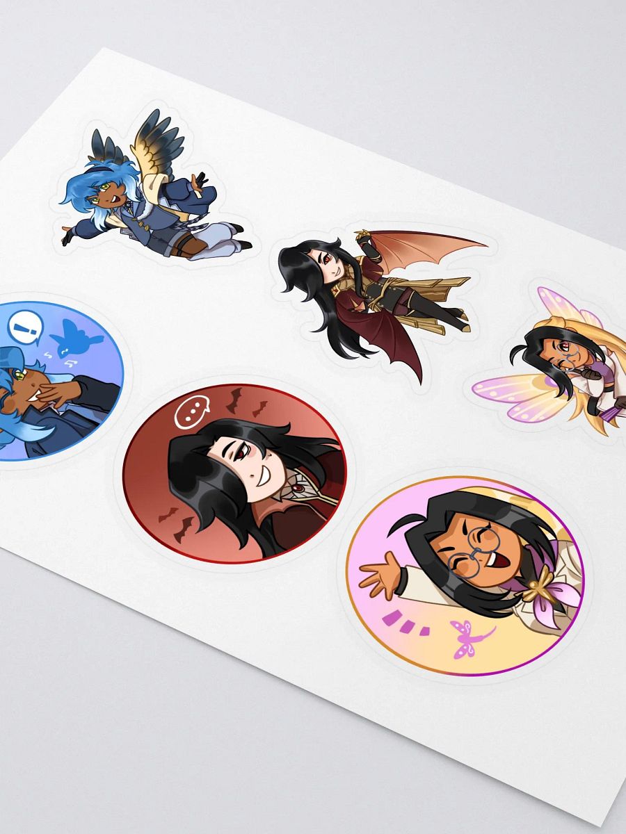 The Trio Sticker Sheet product image (2)
