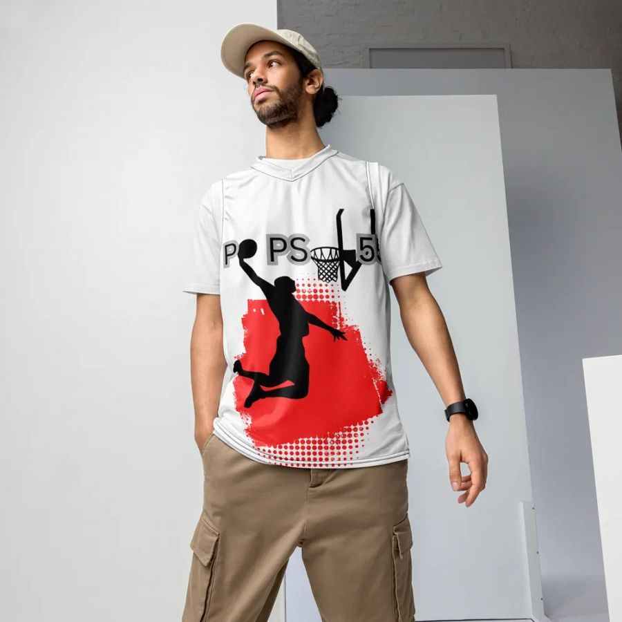 POPS 55Airborne Slam Dunk Unisex Jersey product image (5)