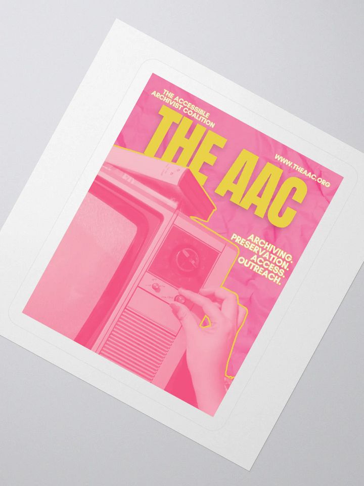 THE AAC STICKER - PINK product image (6)
