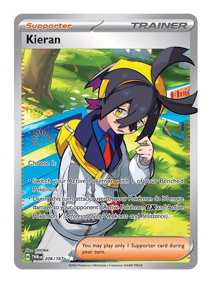 Kieran - 206/167 (Ultra Rare) [Twilight Masquerade] product image (1)