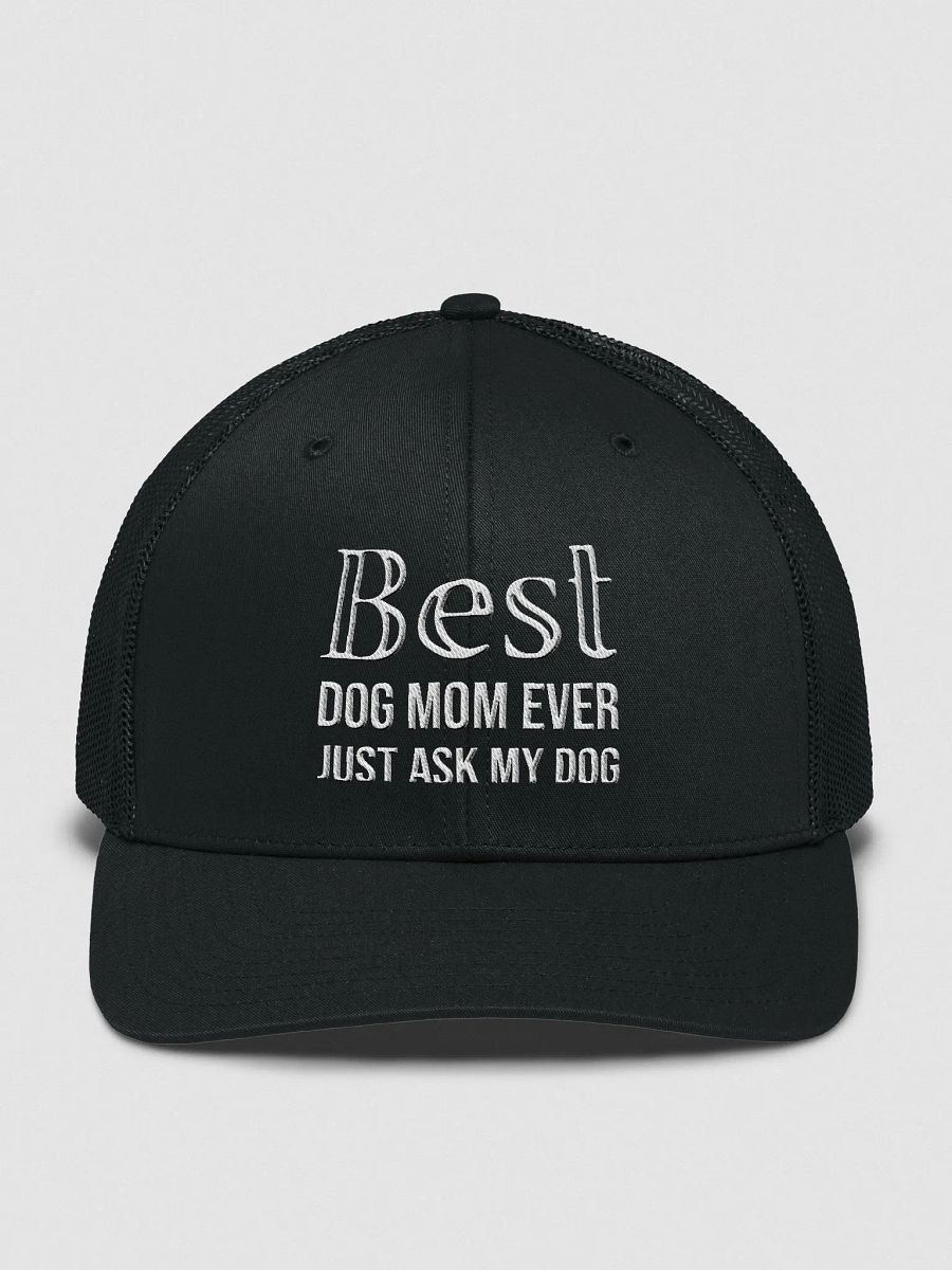 Best Dog Mom Ever Just Ask My Dog Snapback Trucker Hat product image (1)
