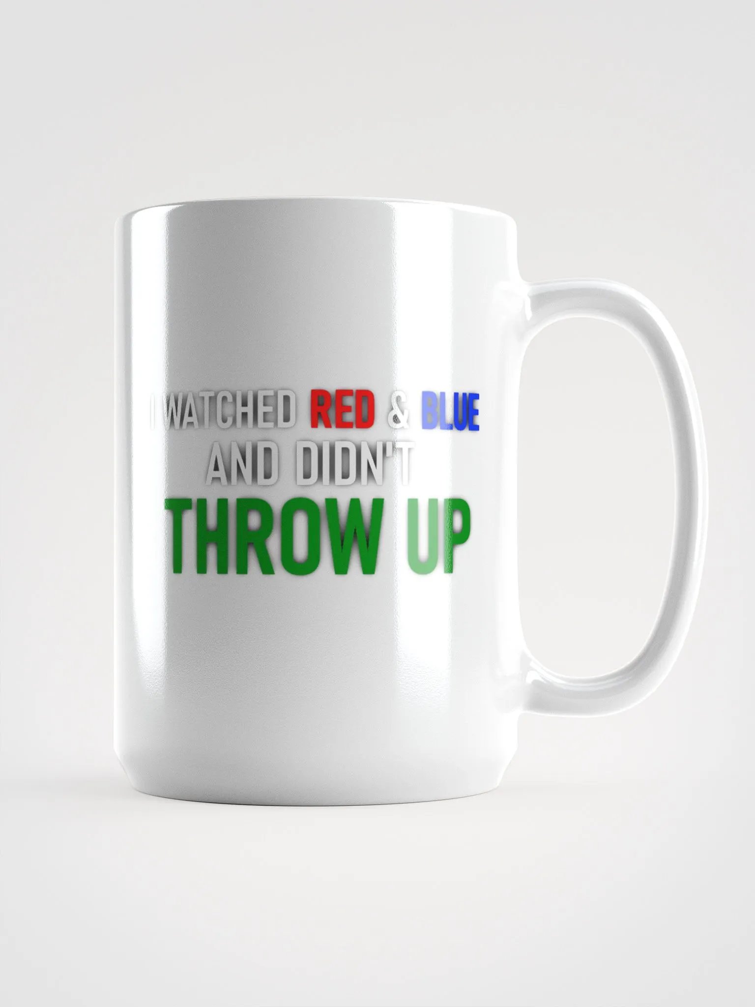 I Watched Red & Blue and Didn't Throw Up Mug product image (1)