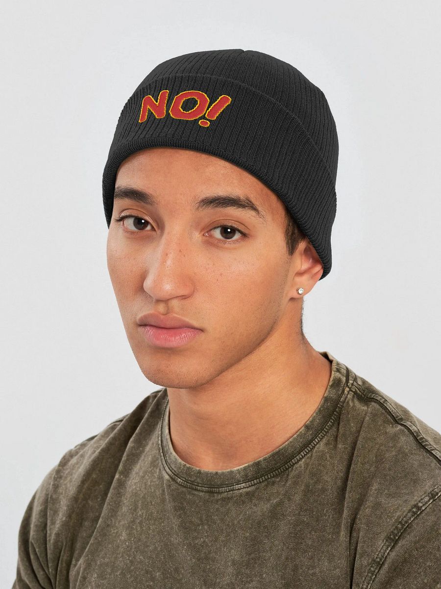 NO! Ribbed Beanie product image (12)